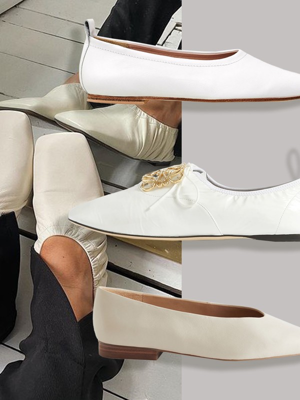 19 White Flats To Wear This Season 