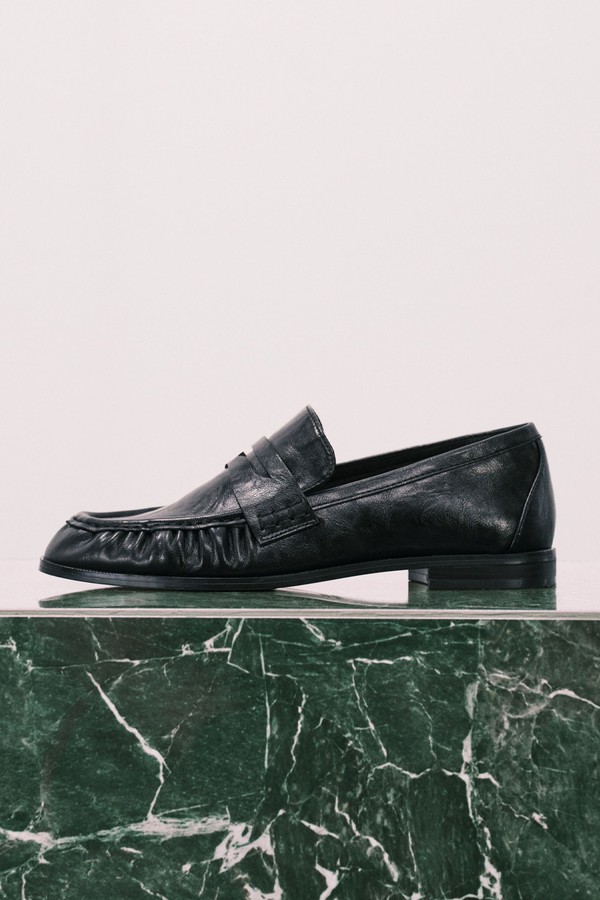 Minnie Ruched Detail Loafers from ASOS DESIGN