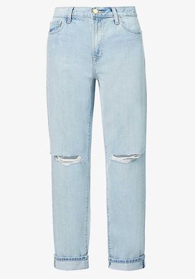 Tate Boy-Fit Mid-Rise Stretch-Denim Jeans from J Brand