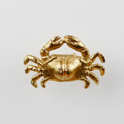 Golden Crab Door Knob from Stall Sixty Five