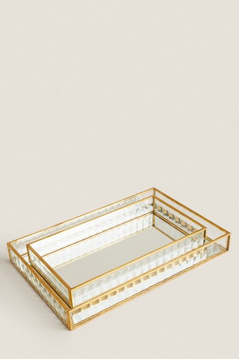 Gold-Rim Tray from Zara Home