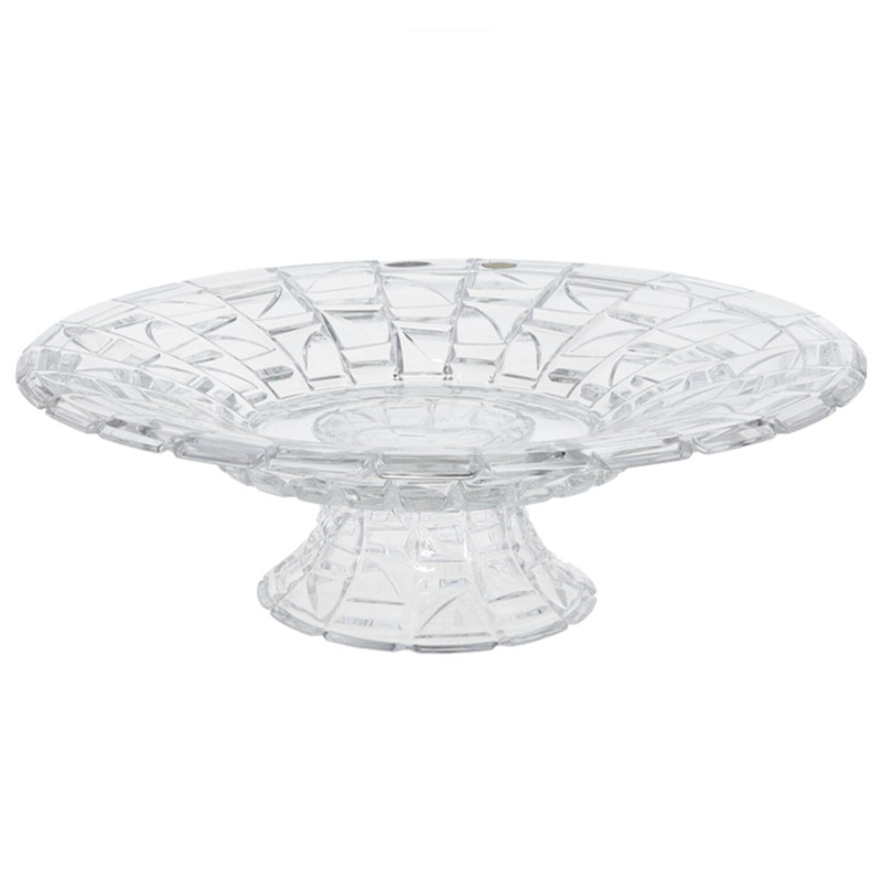 Clear Glass Cake Stand 