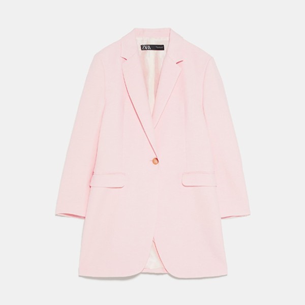 Long Blazer With Pockets from Zara