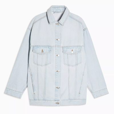 Bleach Denim Oversized Dad Jacket