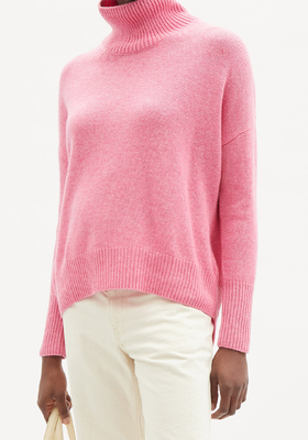 Heidi High-Neck Cashmere Sweater from Lisa Yang