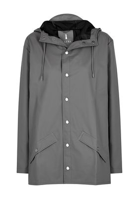 Charcoal Rubberised Raincoat from Rains