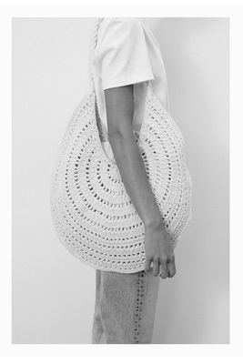 Round Fabric Tote Bag, £29.99 | Zara