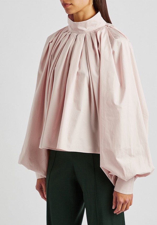 Light Pink Cotton-Poplin Blouse from Jil Sander