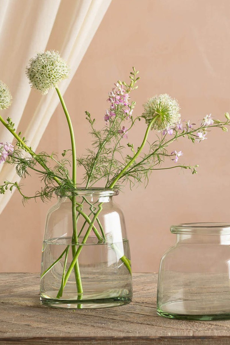 Mickleton Clear Glass Vases from Graham & Green