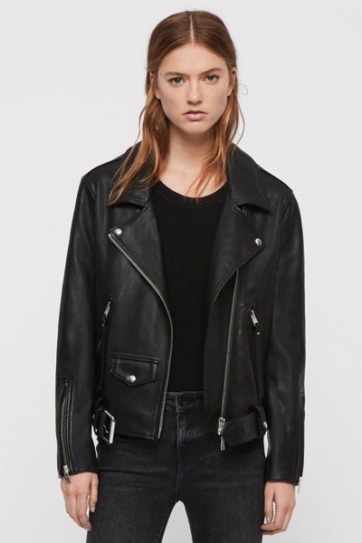 Luna Shearling Biker Jacket