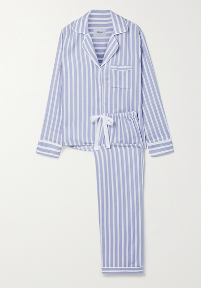 Clara Striped Voile Pajama Set from Rails