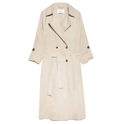 Long Flowing Trench coat from Stradivarius