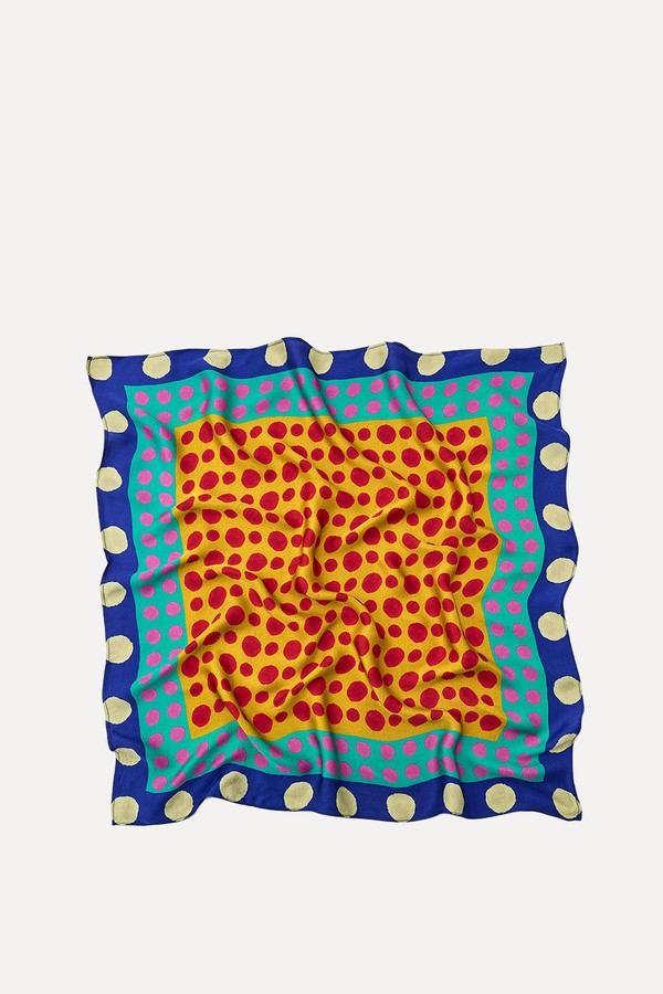 Dotted Print Scarf from Zara