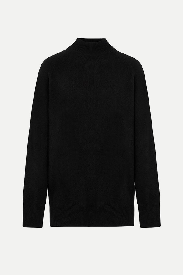 Soft Brushed High Neck Jumper Dress from Because of Alice