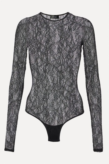 Floral Lace Bodysuit from Wardrobe.NYC