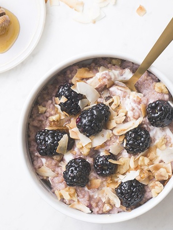 Maple-Vanilla Overnight Oat Bowls