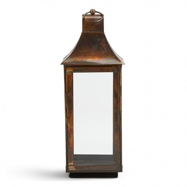 Small Burnished Copper Lantern