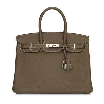 Birkin 35cm Etoupe Togo Leather With Hardware Stamp from Hermes