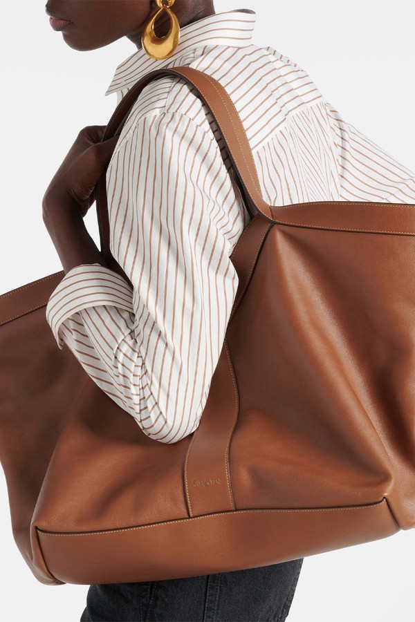 Y Leather Tote Bag from Saint Laurent