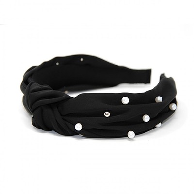 Black Knot Pearl Headband from Johnny Loves Rosie