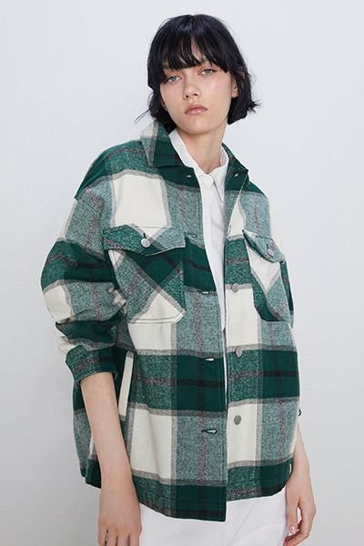 Check Overshirt from Zara