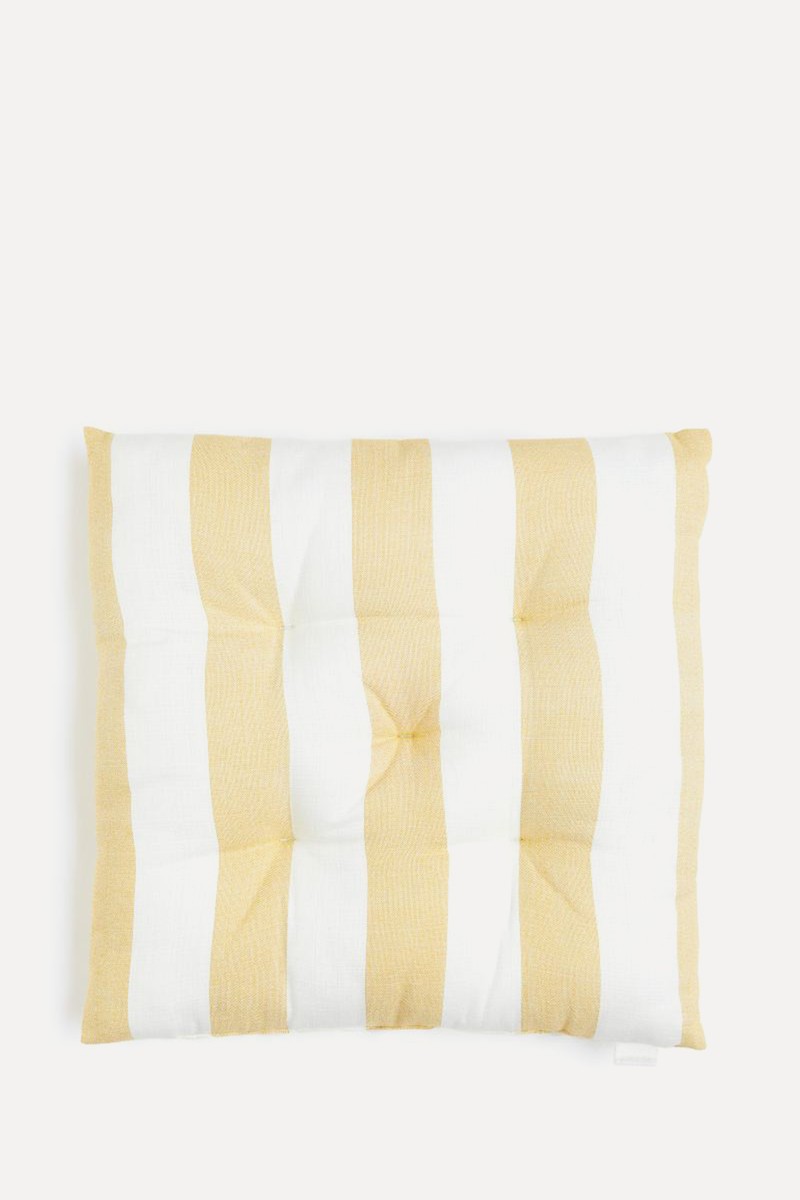 Striped Cotton Seat Cushion from H&M