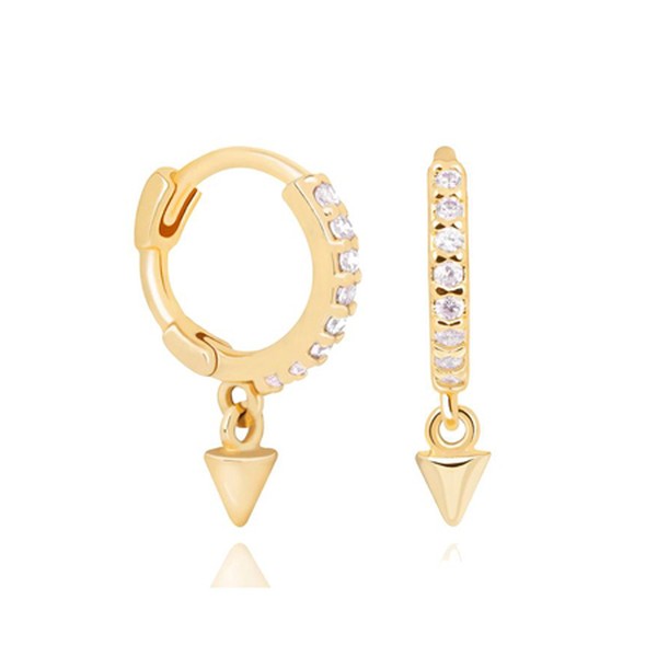 Mystic Spike Huggies In Gold