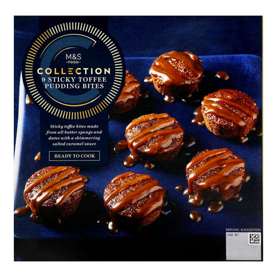 9 Sticky Toffee Pudding Bites from M&S 