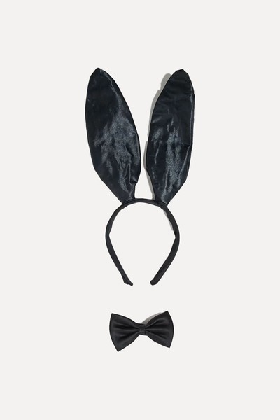 Halloween Satin Bow Tie Bunny Ears & Tail 3 Pack Set from Pieces