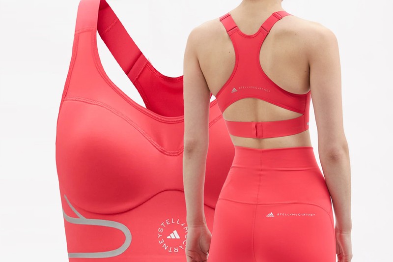 Padded-Cup Racerback Sports Bra, £65