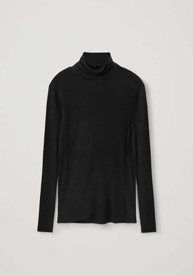 Fine Roll-Neck Wool Top from COS