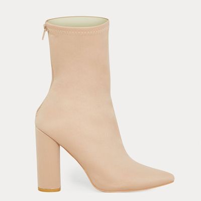 Nude Sock Boots from Pretty Little Thing