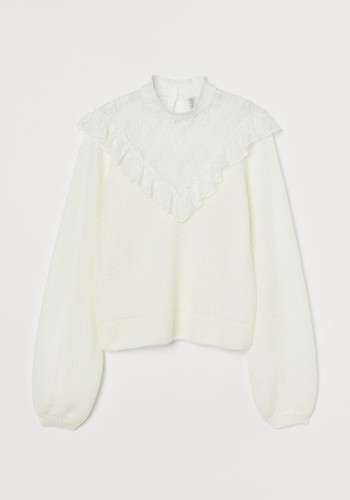 Lace-Detail Jumper from H&M 