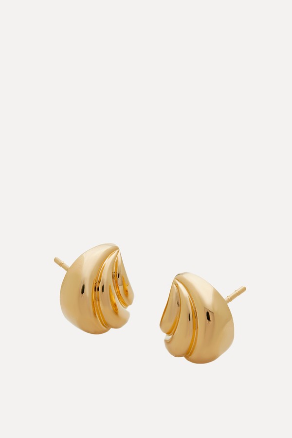 Swirl Stud Earrings from Monica Vinader