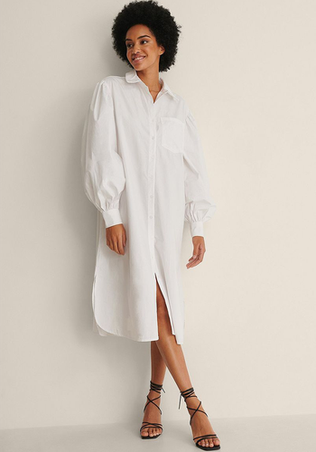 Organic Oversized Shirt Dress from Na-kd