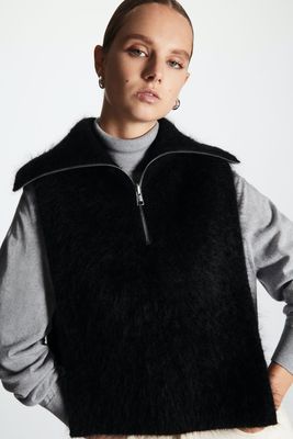 Open-Side Mohair Vest from COS