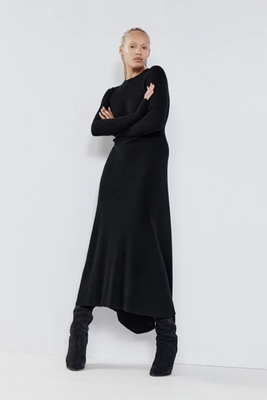 Cashmere-Blend Ribbed Fishtail Dress  from Raey 