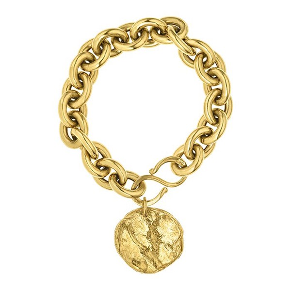 Chunky Chain Bracelet With Thalassa Disc from Deborah Blyth