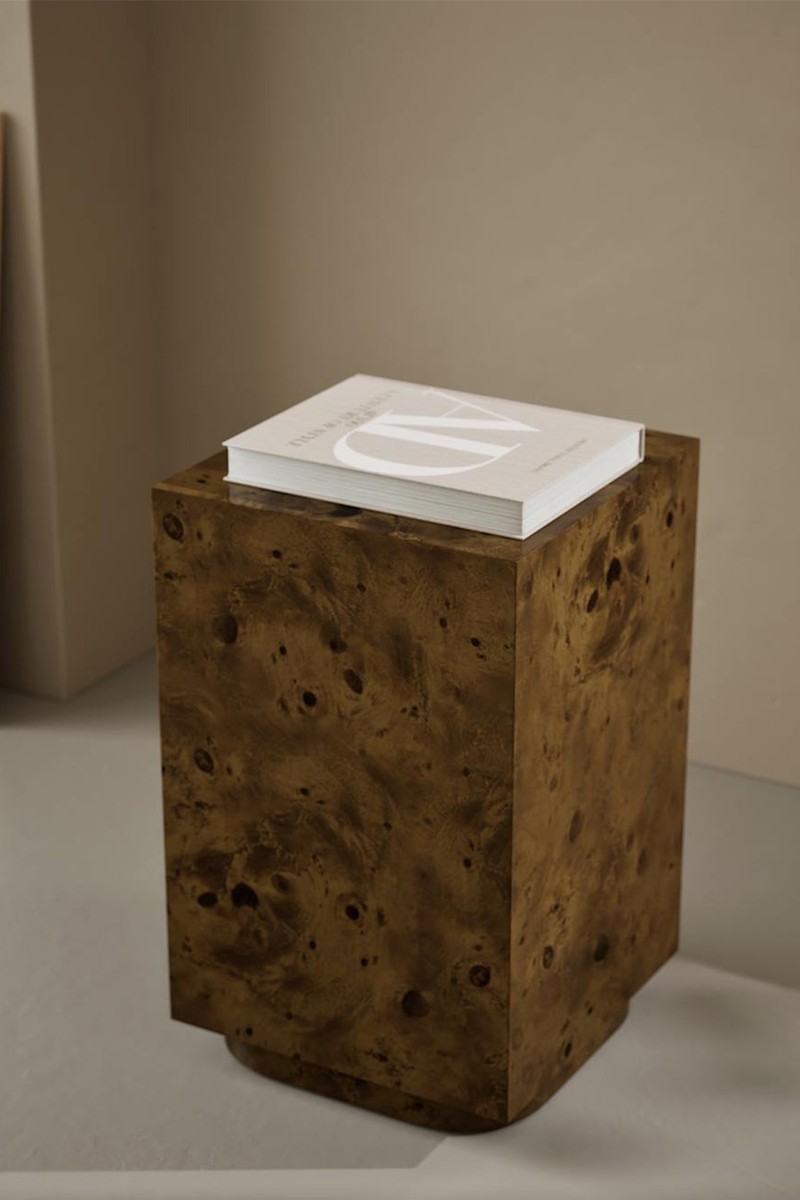 Burl Side Table