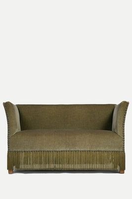 Green Velour Sofa From Knole from Vinterior