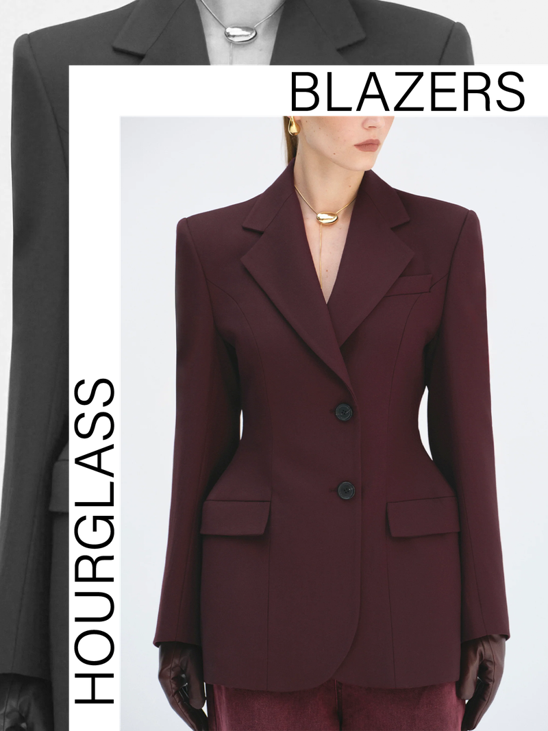 Poldo Hourglass Blazer from Source Unknown