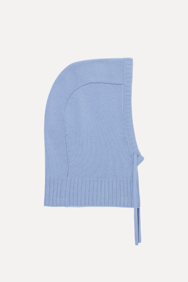 Wool Blend with Cashmere Knit Hood