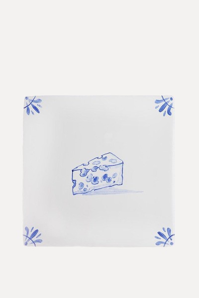 Cheese Delft Tile from Petra Palmubo