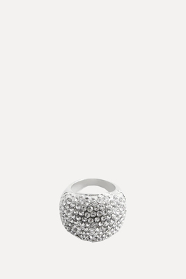 Faceted Crystal Ring from Mango