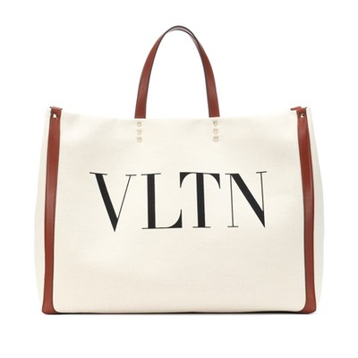 Grand Plage VLTN Canvas Tote from Valentino Garavani