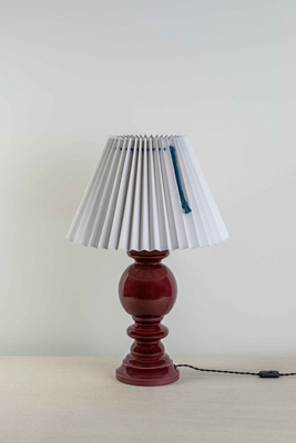 Hourglass Ceramic Table Lamp Base from Nicola Harding & Co