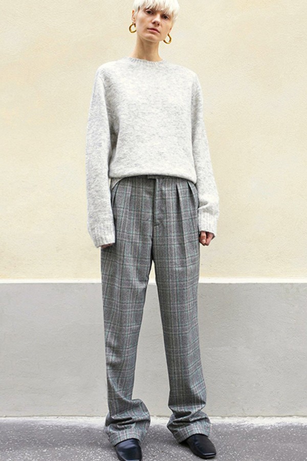 Prince De Galles Tweed Suit Trousers from Frankie Shop