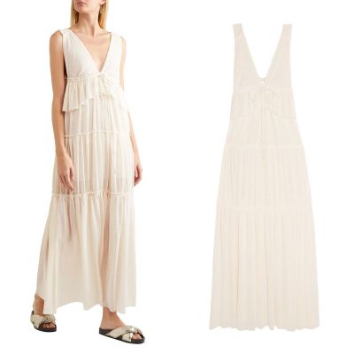 Tiered Voile Maxi Dress from See by Chloé