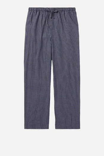 Braemar Checked Cotton-Flannel Pyjama Trousers from DEREK ROSE