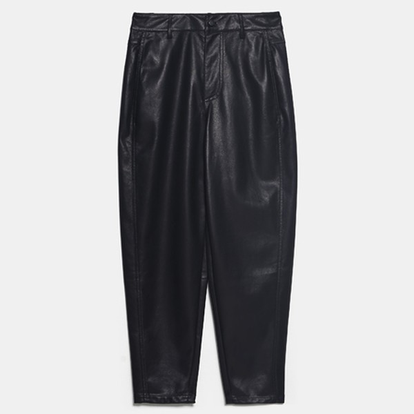 Faux Leather Trousers from Zara